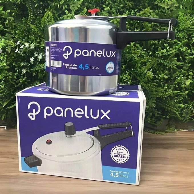 Panelux Panela de Pressão 4,5L + Frete Grátis