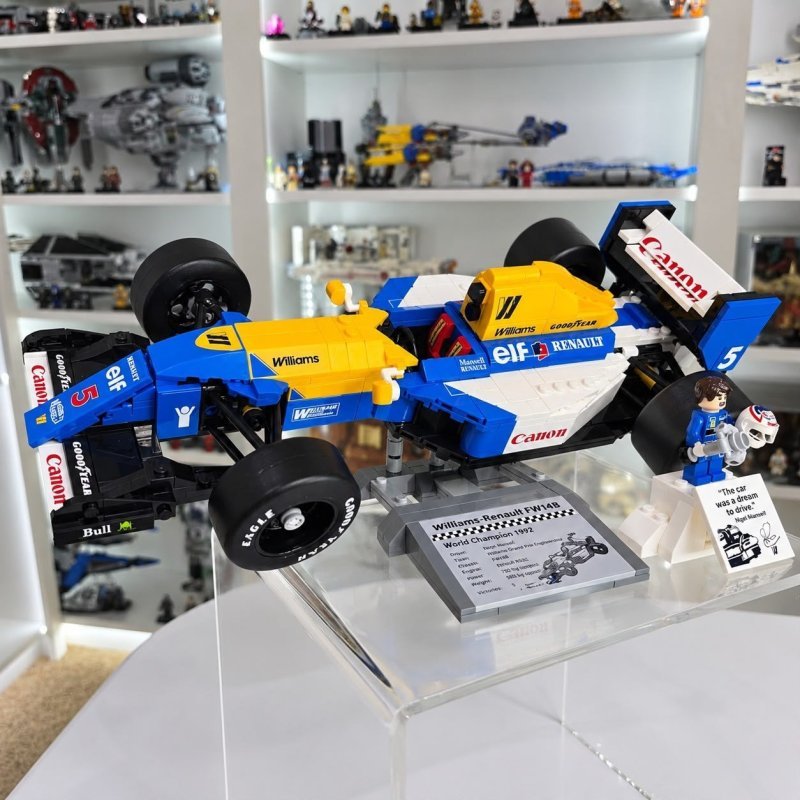 LEGO Icons Williams Racing FW14B & Nigel Mansell 10353 (799 Peças)