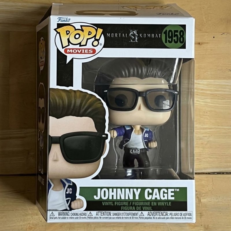 Funko Pop! Mortal Kombat II Johnny Cage Vinyl Figure + Frete Grátis