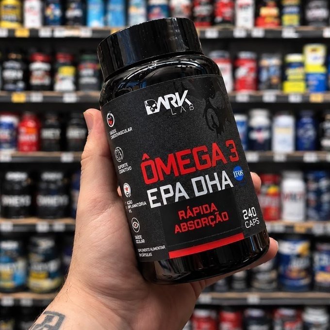 240 Cápsulas Ômega 3 Epa Dha Dark Lab + Frete Grátis