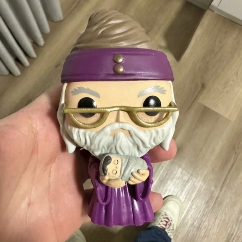 Boneco Funko Pop! Harry Potter - Dumbledore Com Harry Bebê + Frete Grátis