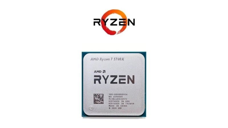 Processador Ryzen 7 5700x 3.4ghz (4.6ghz Max) Novo S/Box