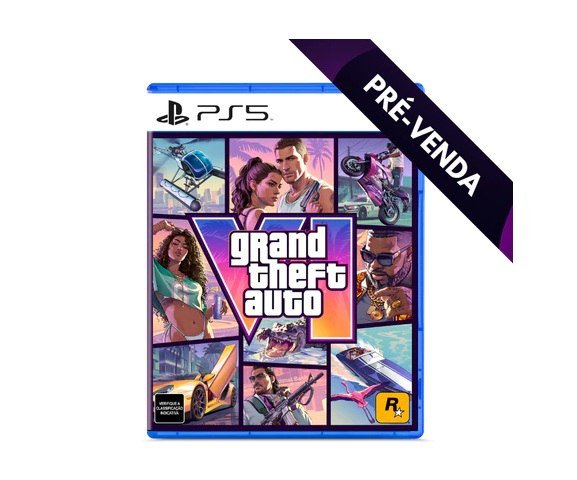 Jogo Grand Theft Auto VI Edição Standard, Mídia Física, PS5