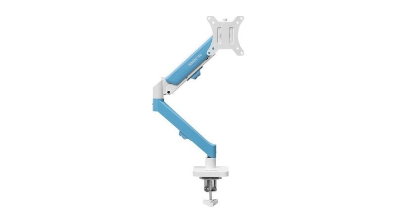 Suporte Articulado Para Monitor Zinnia Nimbo 110 Soft Blue Edition, 17 Pol a 32 Pol, Branco