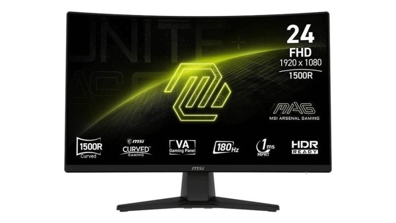 Monitor Gamer Msi Mag 242C, 23.6'', Full Hd, 180Hz 9S6-3Bc31t-004