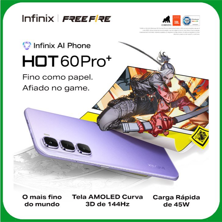 Smartphone Infinix Hot 60 Pro+ 4G 256GB