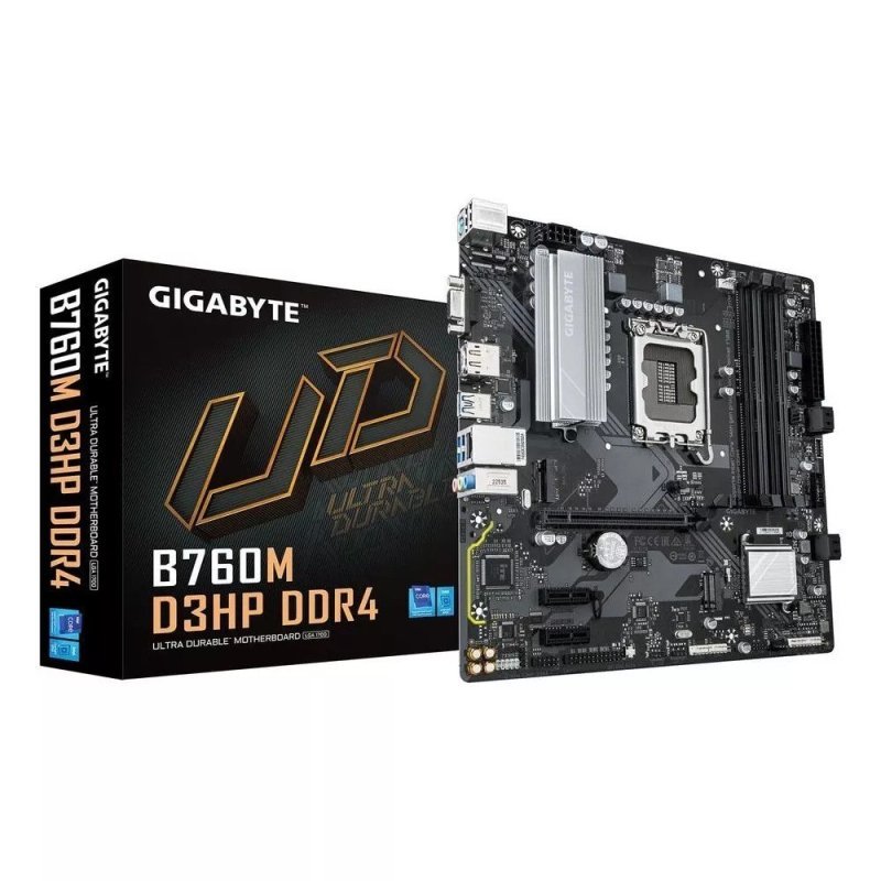 Placa Mãe Gigabyte B760m D3hp Ddr4 Lga 1700 4x Ddr4 Chipset B760 mATX