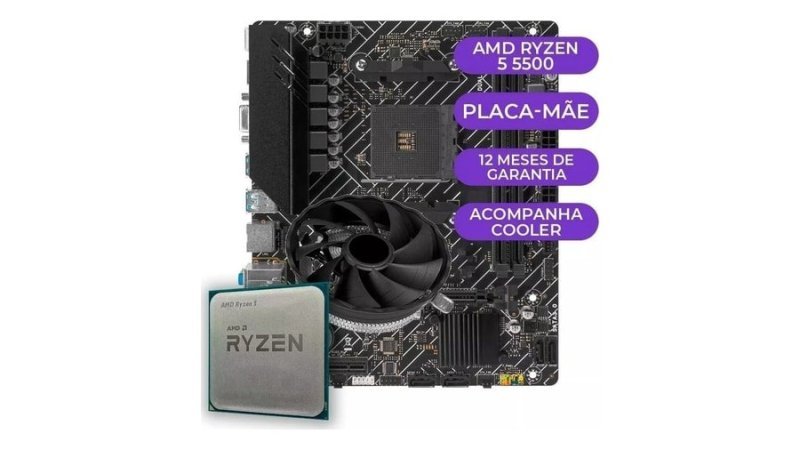 Kit Upgrade Ryzen 5 5500 + A520m