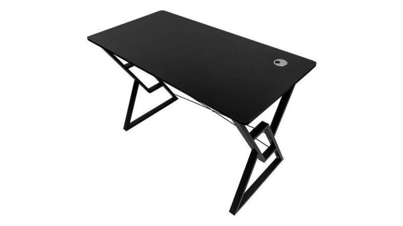 Mesa Para Escritorio Zinnia Aurea L100, 100cm, Preto, Zno-Aral-Bl01