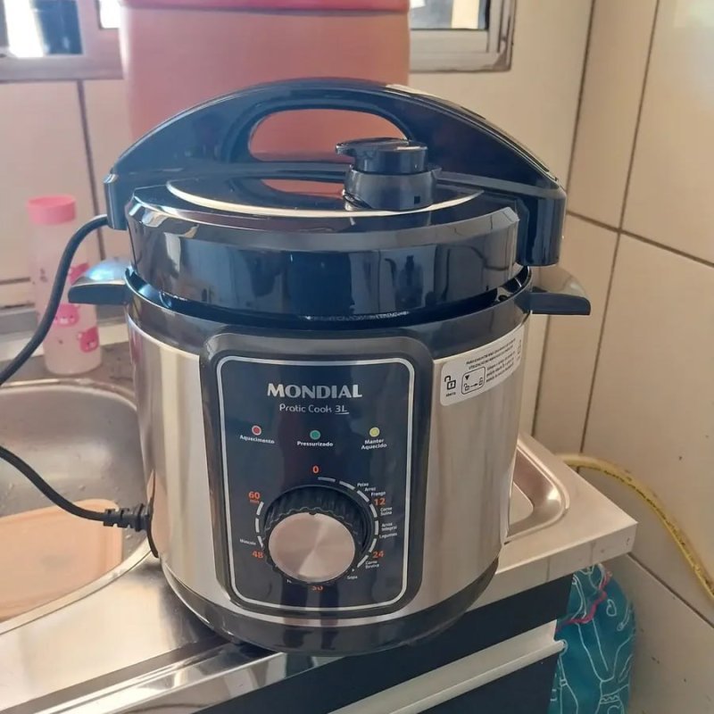 Panela de Pressão Elétrica 3L Mondial 700W