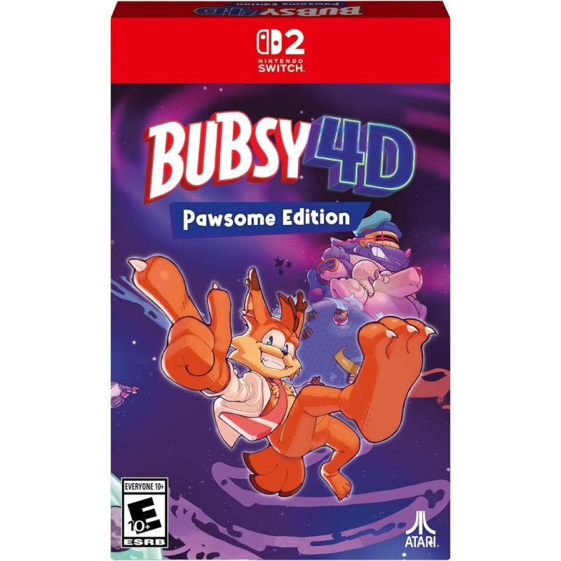 Bubsy 4D Pawsome Edition Switch 2 Mídia Física