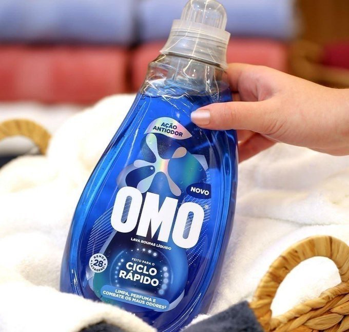Lava-Roupas Líquido Omo Ciclo Rápido 750ml + Frete Grátis