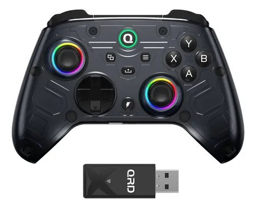 Controle Sem Fio QRD Ferrox M5 Para Xbox Series X/S, Xbox One e PC/iOS/Android Preto