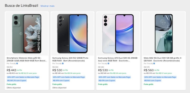 Smartphone Recondicionado no preço bom