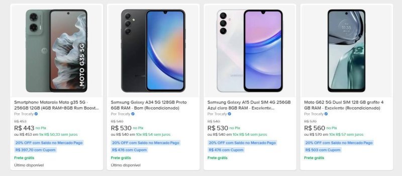Smartphone Recondicionado em Oferta