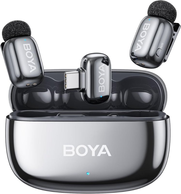 BOYA Mini 2 microfone de lapela sem fio