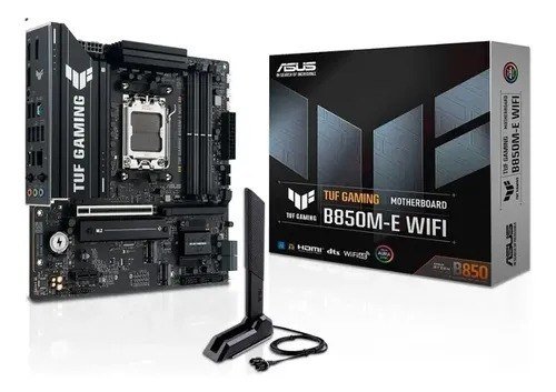 Placa-mãe do computador Asus TUF Gaming TUF Gaming B850M Wi-Fi WIFI DDR5 - Preto