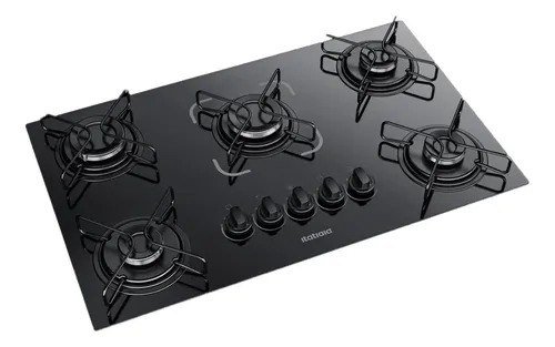Cooktop Fogão Itatiaia Essencial 5 Bocas Bivolt Preto 127/220v