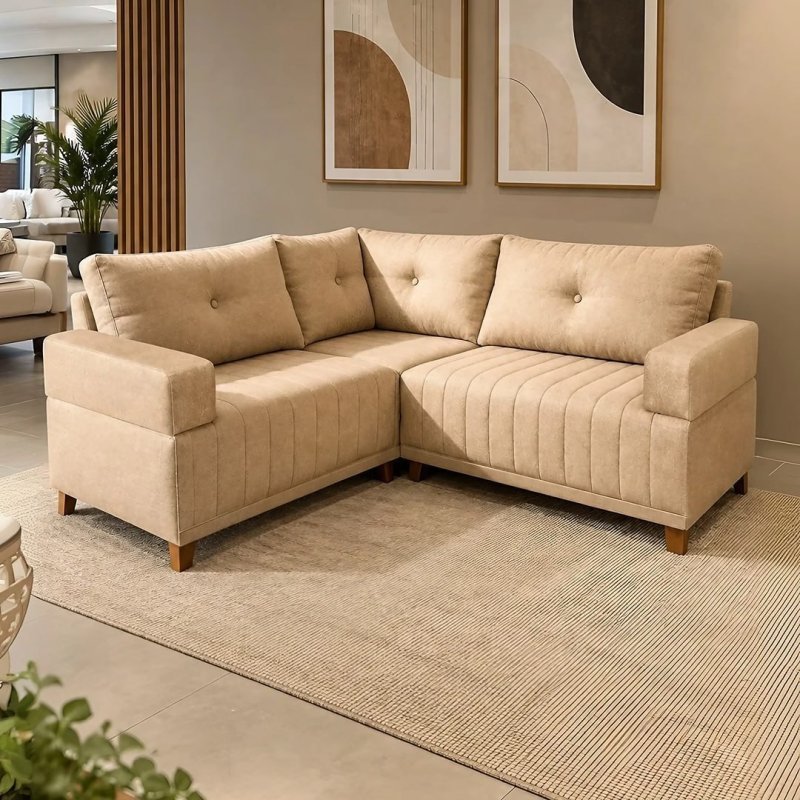 Sofá De Canto Canto Leona Plus 354 cm x 82 cm x 60 cm