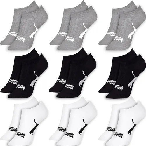 Kit 9 Pares Meias Puma Sapatilha Soquete Invisível Original