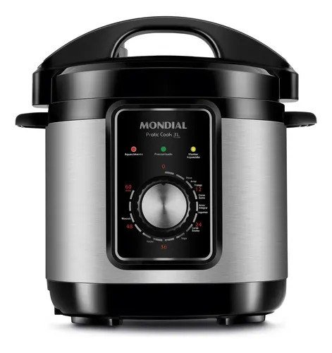 Panela de Pressão Elétrica 3L Mondial 700W - PE-47-3L-I