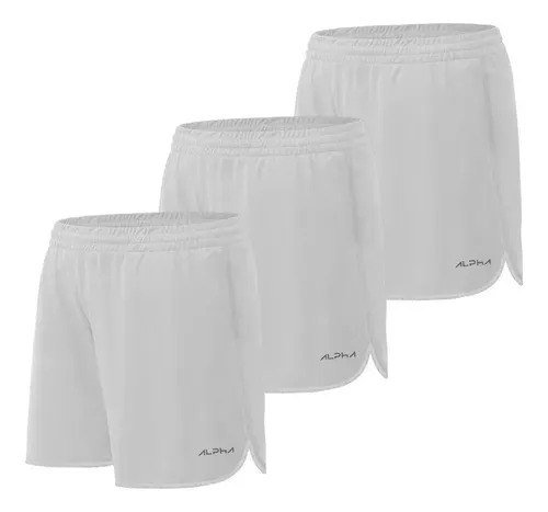 Kit 3 Shorts De Corrida Dry Alpha