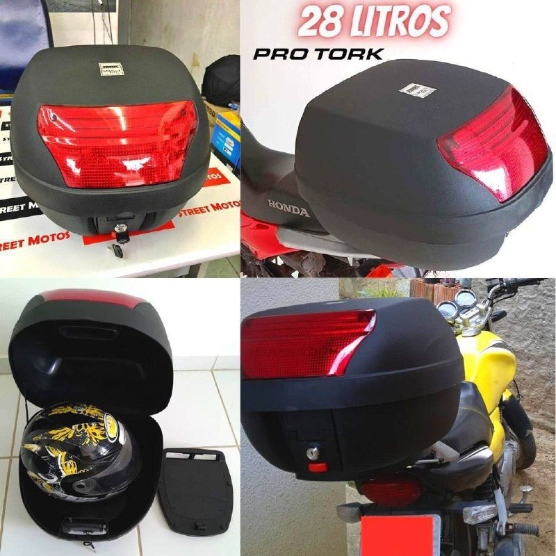 Bauleto Pro Tork Smart Box 28 Litros Com Base Universal Preto