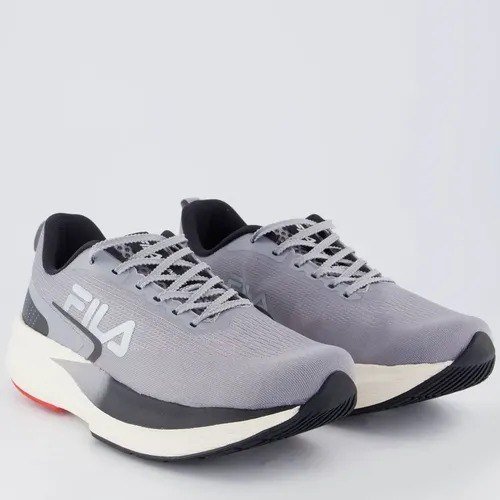 Tênis Fila Racer Fastpace Cinza E Preto