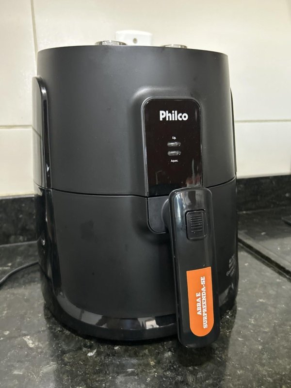 Fritadeira Elétrica sem óleo/Air Fryer Philco PFR15PG Preto 4,3L