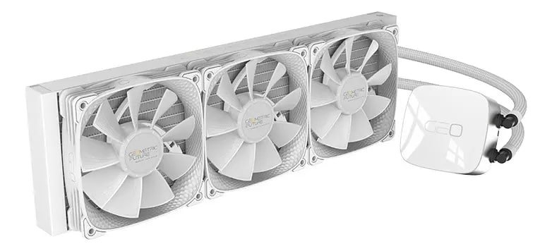 Cooler Líquido AIO Geometric Future RGB 360mm Branco Eskimo Junior Neon