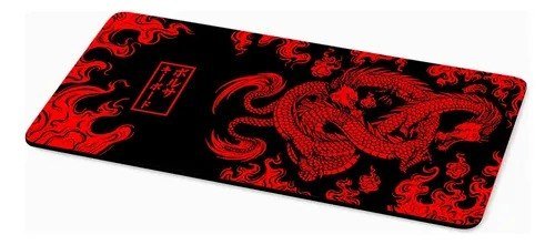 Mousepad Gamer Antiderrapante 80x30cm Jogos Dragão Chinês