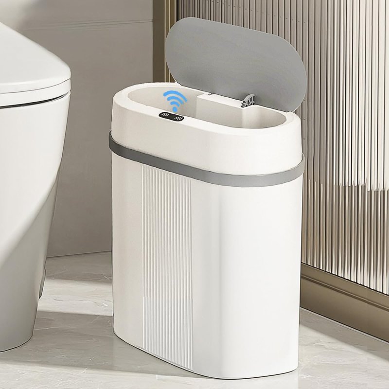 Lixeira Automática 12 Litros com Sensor Inteligente de Aproximação