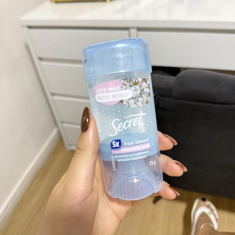 Secret Desodorante em Gel 73g Proteção de Algodão