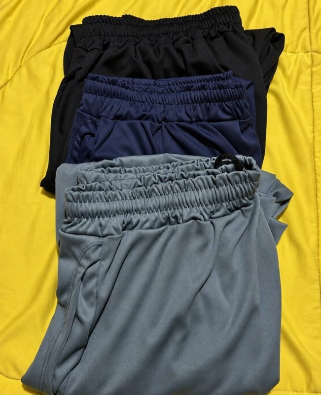 Kit 3 Calça Esportiva Elastano Academia Masculina Treino