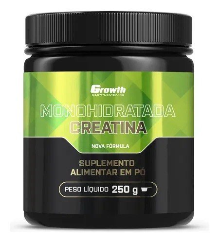 Creatina Growth Supplements Monohidratada em pó Sem sabor x 250g