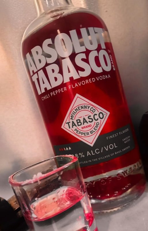 Vodka Absolut Tabasco 750ml