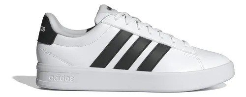 Tênis Masculino Grand Court 3.0 adidas Ftwwht/cblack/ftwwht Liso 41 Br