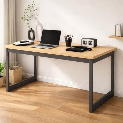 Mesa Escritório Industrial 150x60 Reforçado Ferro Homeoffice