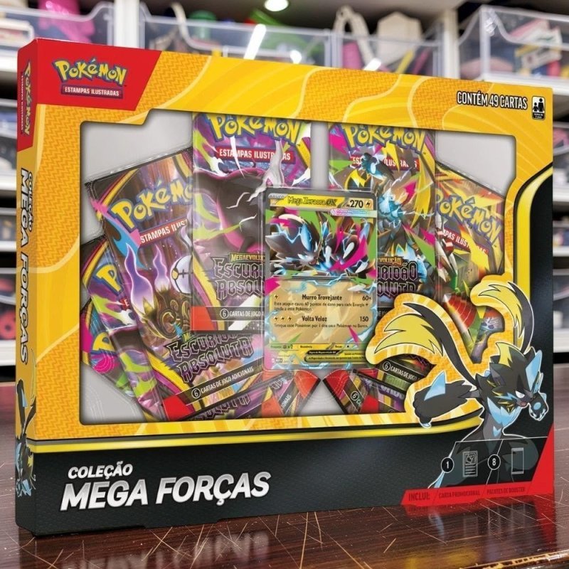 Box Mega Forças Mega Zeraora EX + Frete Grátis