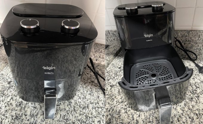 Fritadeira Air Fryer Elgin Facilita Fryer 3,5L 127v + Frete Grátis