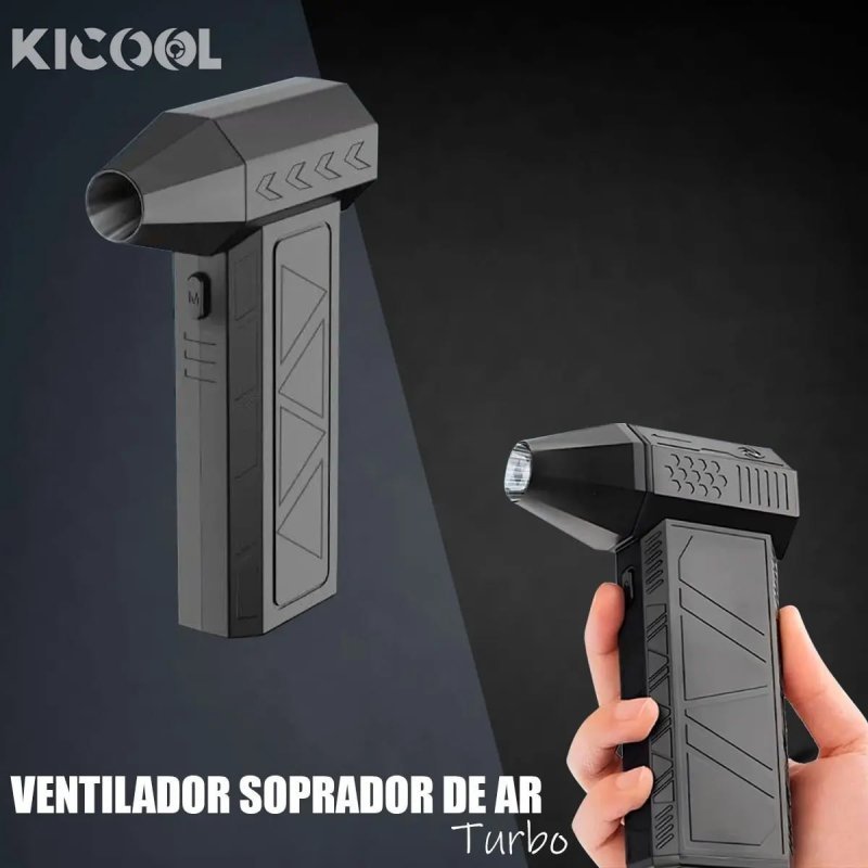 Ventilador Soprador De Ar Turbo 130000 Rpm Sem Fio Portátil
