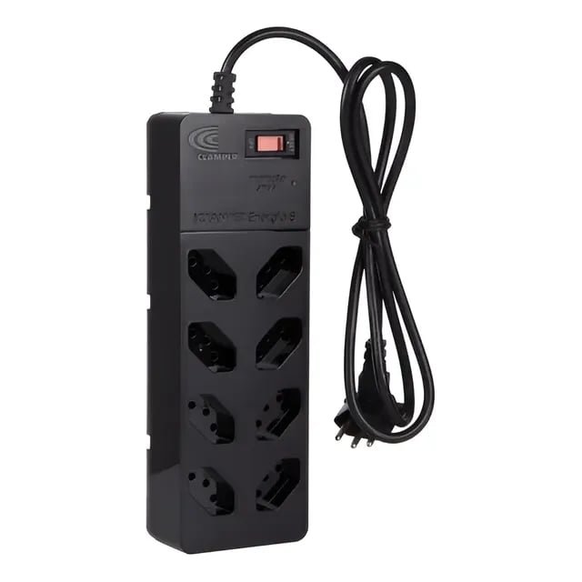 Filtro de Linha com DPS iCLAMPER Energia 8 Tomadas