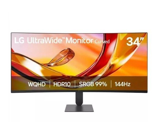 Monitor LG UltraWide 34" 34U620B-B WQHD 2K, Curvatura 1800R 144Hz HDR 10