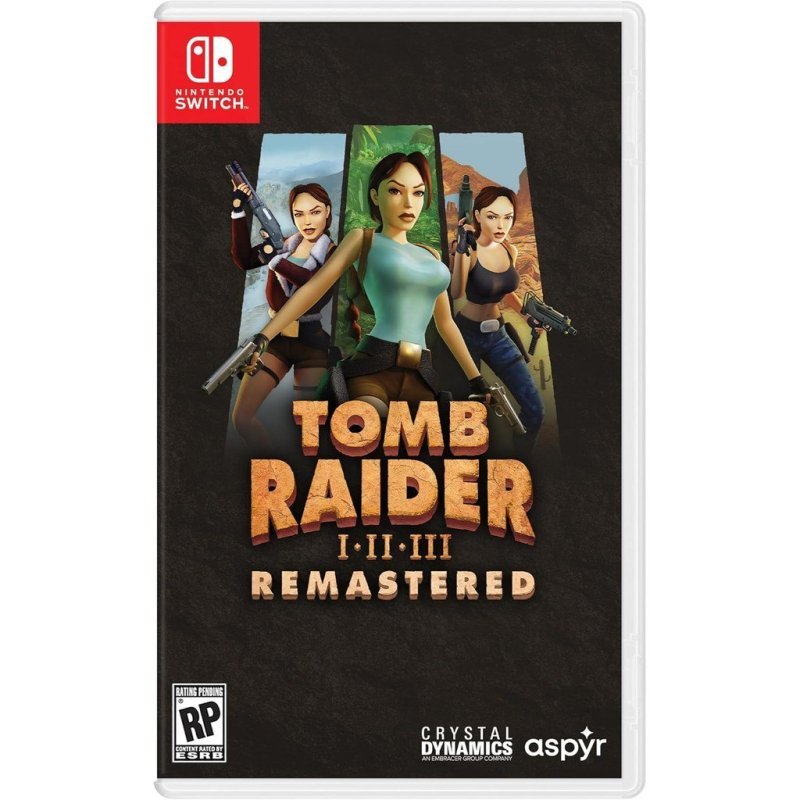 Tomb Raider I-III Remastered Starring Lara Croft Switch Midia Fisica