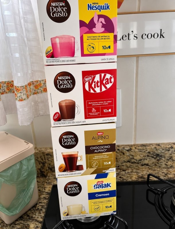 Kit Chocolates Dolce Gusto 40 cápsulas - KitKat, Alpino, Galak e Nesquik