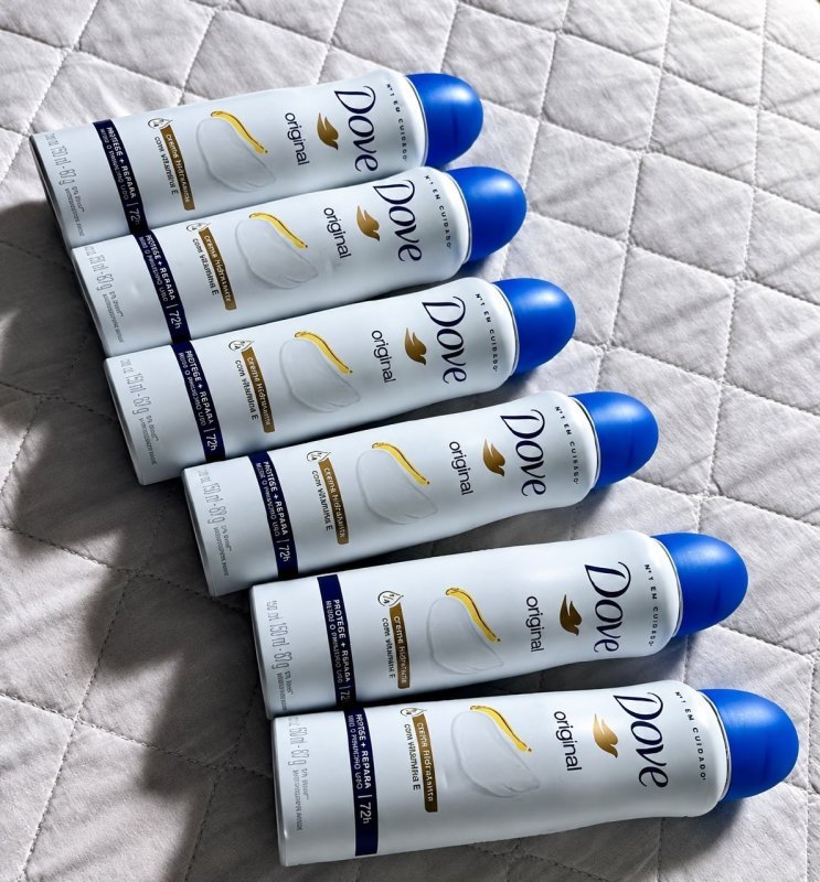 Kit 6 Unidades Desodorante Dove Original Aerosol 150ml/89g