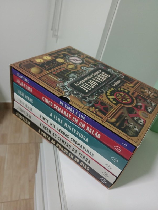 BOX EXTRAORDINÁRIAS VIAGENS DE JÚLIO VERNE