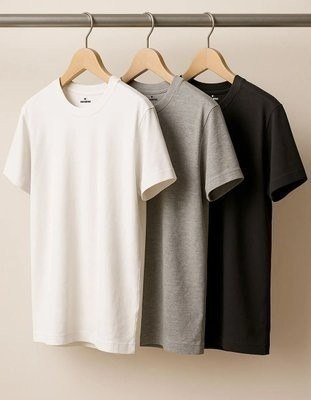 Kit 3 Camisetas Algodão Dia Dia Sandrini Básica Conforto (P ao GG)
