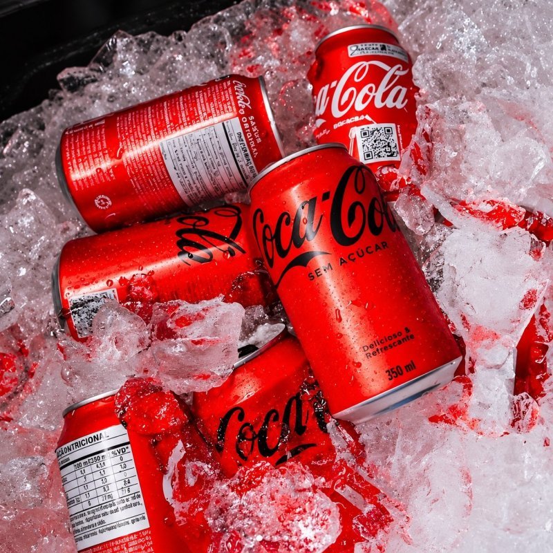 Pack de Coca-Cola sem Açúcar 350Ml 6 unidades