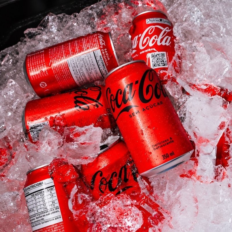 Pack de Coca-Cola sem Açúcar 350Ml 6 unidades + Frete Grátis
